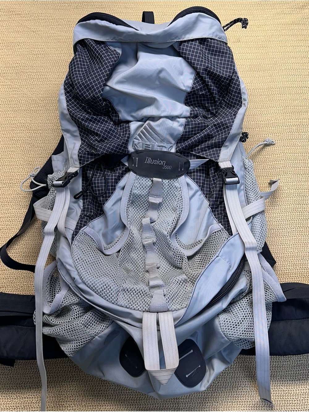 Kelty Illusion 55L Light Gray Men's Technical Hiking Backpack